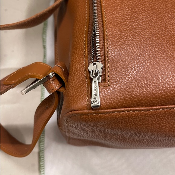 LONGCHAMP Leather Le Foulonné Backpack - Picture 9 of 10